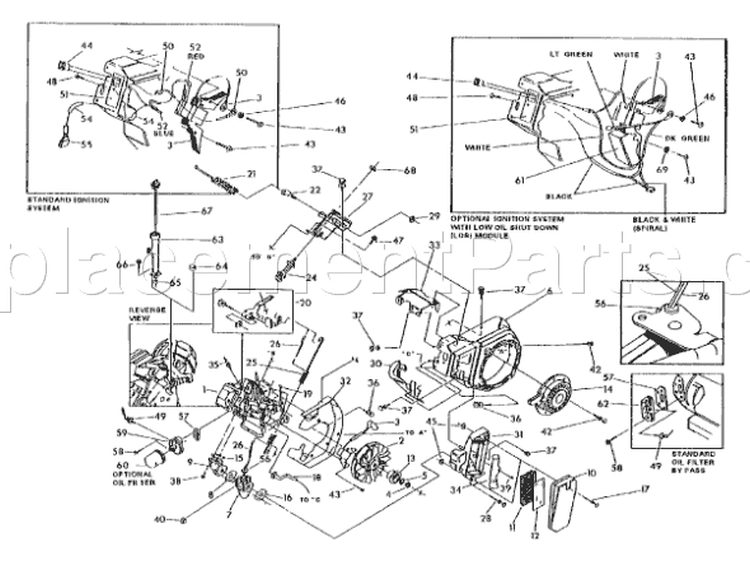 Page A Diagram and Parts List for 9794-0  Briggs and Stratton Generator